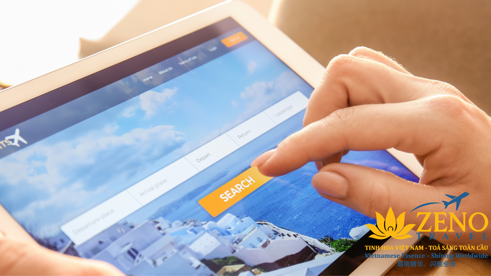 Quy trình đặt vé máy bay nhanh gọn tại Zeno Travel